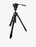 Manfrotto ONE Hybrid aluminium tripod with MVH500XAH fluid head (British brand)