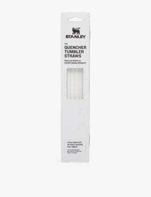 Stanley plastic tumbler straws Quencher H2.0 FlowState pack of four, UK version