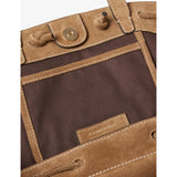 Claudie Pierlot suede tote bag with gold-tone hardware (British brand)