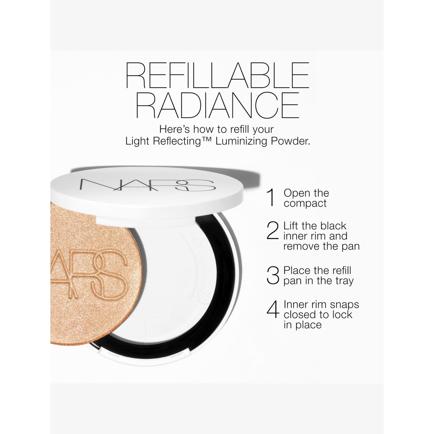 NARS Light Reflecting Luminizing Powder 6g, imported from the UK
