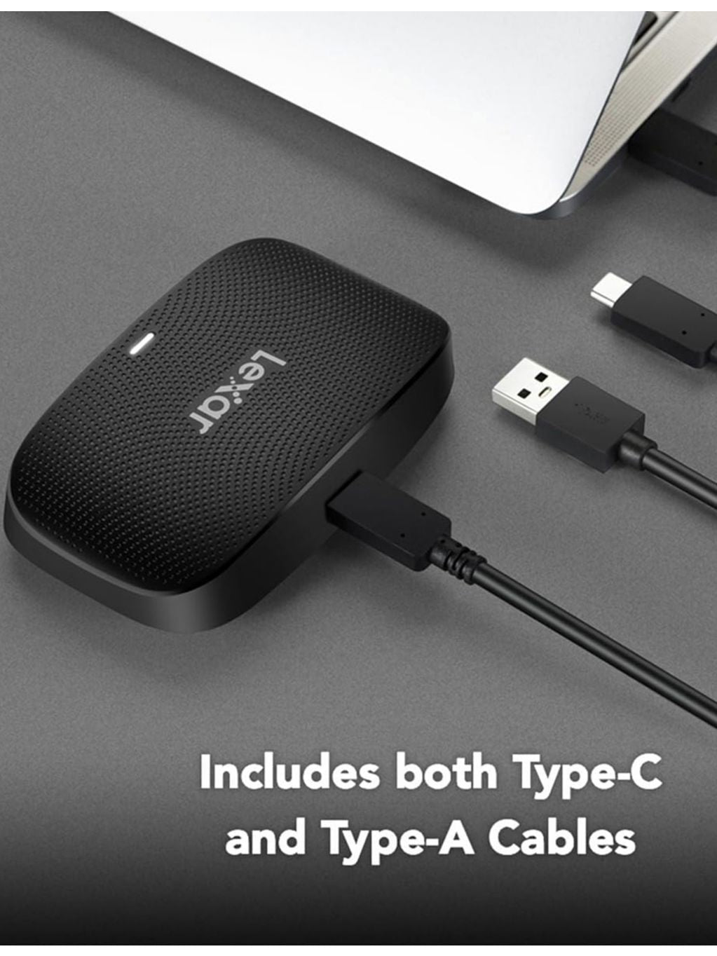 Lexar CFexpress Type B and SD UHS-II card reader, imported from the UK