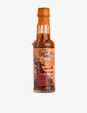 Heriot Hott scotch bonnet peach hot sauce 150ml, imported from the UK