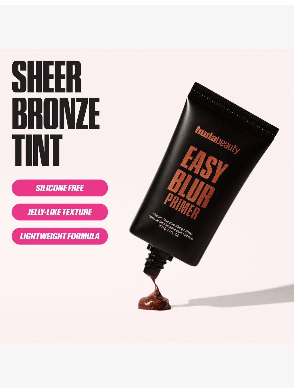 Huda Beauty Easy Blur Primer 30ml, imported from the UK