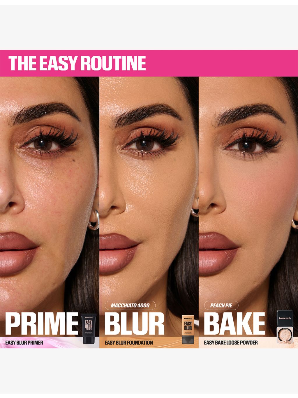 Huda Beauty Easy Blur Primer 30ml, imported from the UK