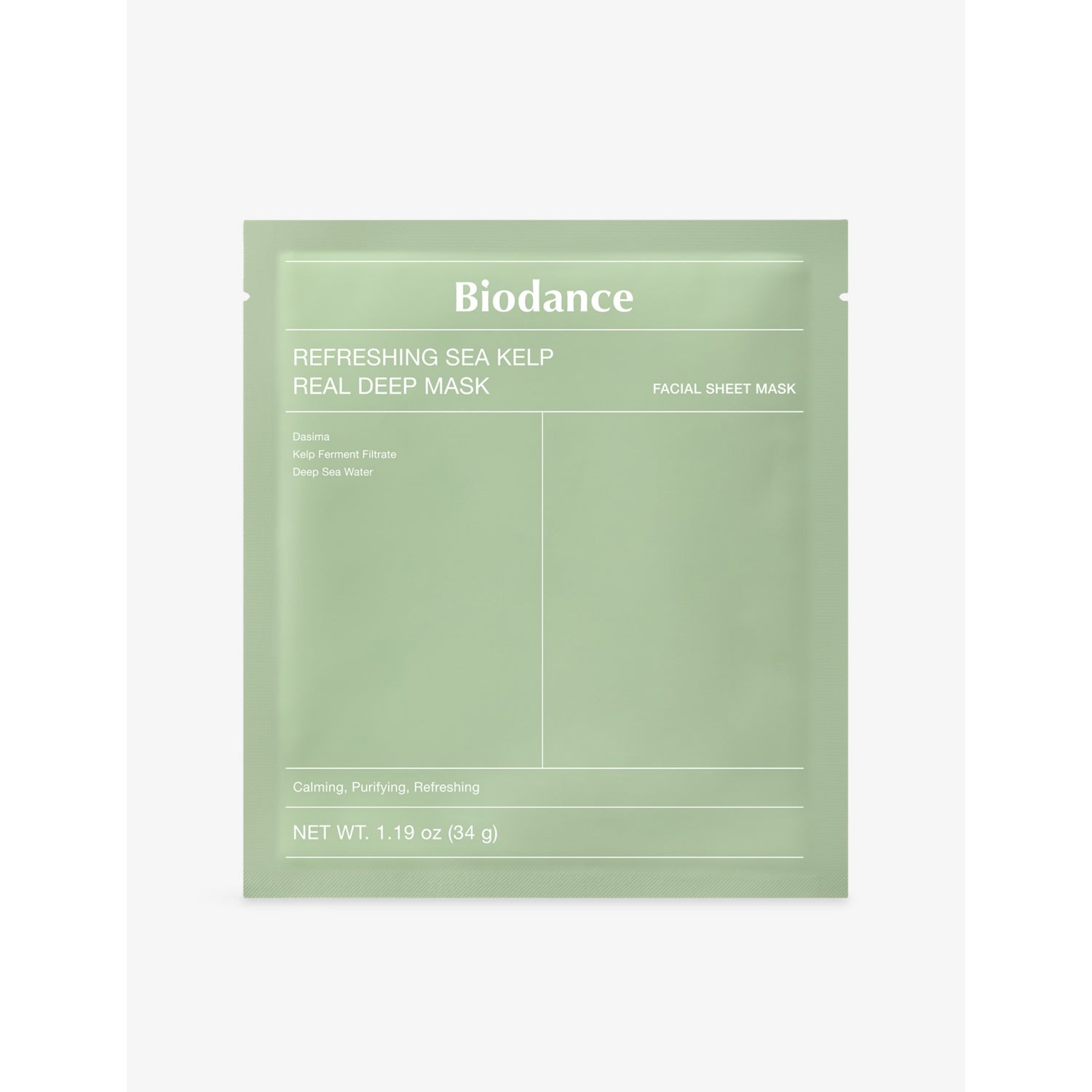 Biodance Refreshing Sea Kelp Deep Masks 4 pack - British product