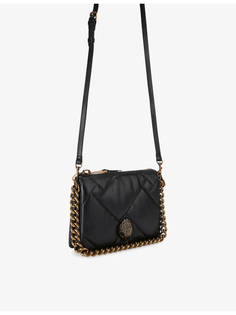 Kurt Geiger London Kensington Puff leather pouch bag, imported from the UK