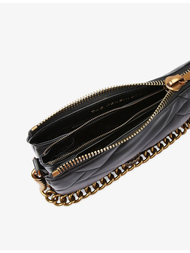 Kurt Geiger London Kensington Puff leather pouch bag, imported from the UK