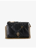 Kurt Geiger London Kensington Puff leather pouch bag, imported from the UK