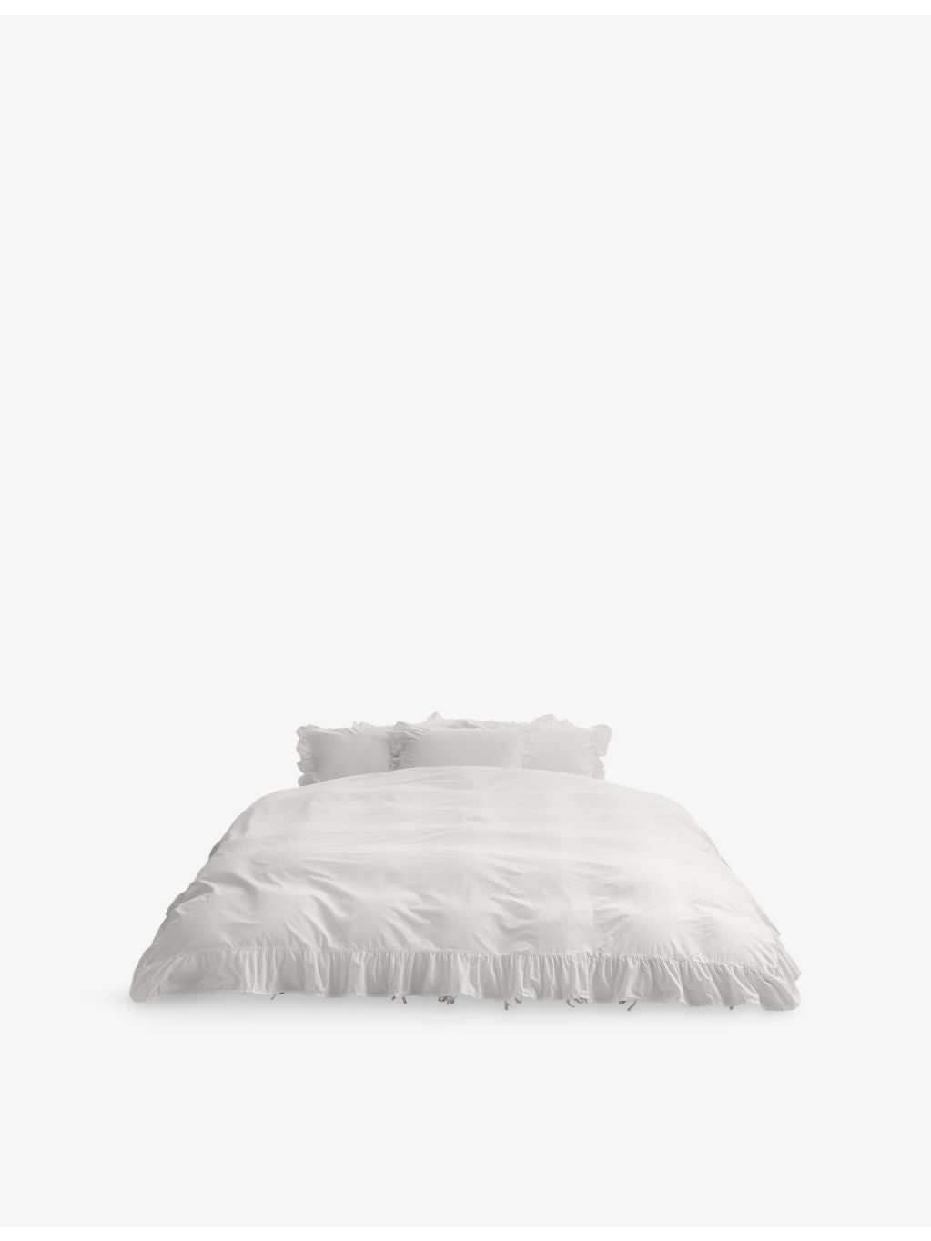 Tekla Elodie cotton duvet cover with ruffle trim, UK version