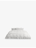 Tekla Elodie cotton duvet cover with ruffle trim, UK version
