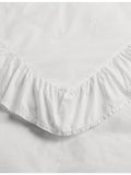 Tekla Elodie cotton duvet cover with ruffle trim, UK version