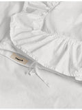 Tekla Elodie cotton duvet cover with ruffle trim, UK version