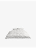 Tekla Anais cotton duvet cover with embroidered trim (British brand)