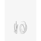 Sif Jakobs spiral sterling silver cubic zirconia earrings, UK version