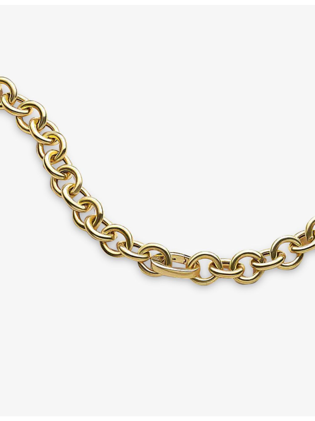 Sif Jakobs 18ct gold-plated sterling silver chain necklace, UK version