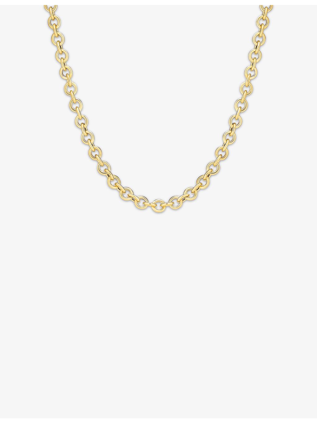 Sif Jakobs 18ct gold-plated sterling silver chain necklace, UK version