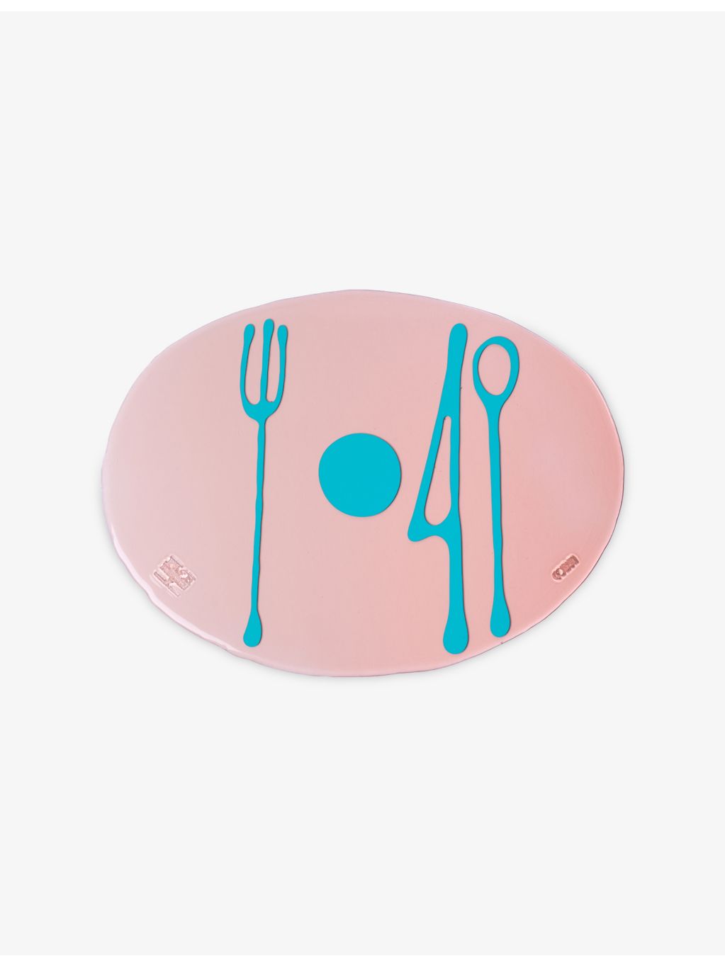 Tables Mates Fish Design resin cutlery placemat 50cm, UK version