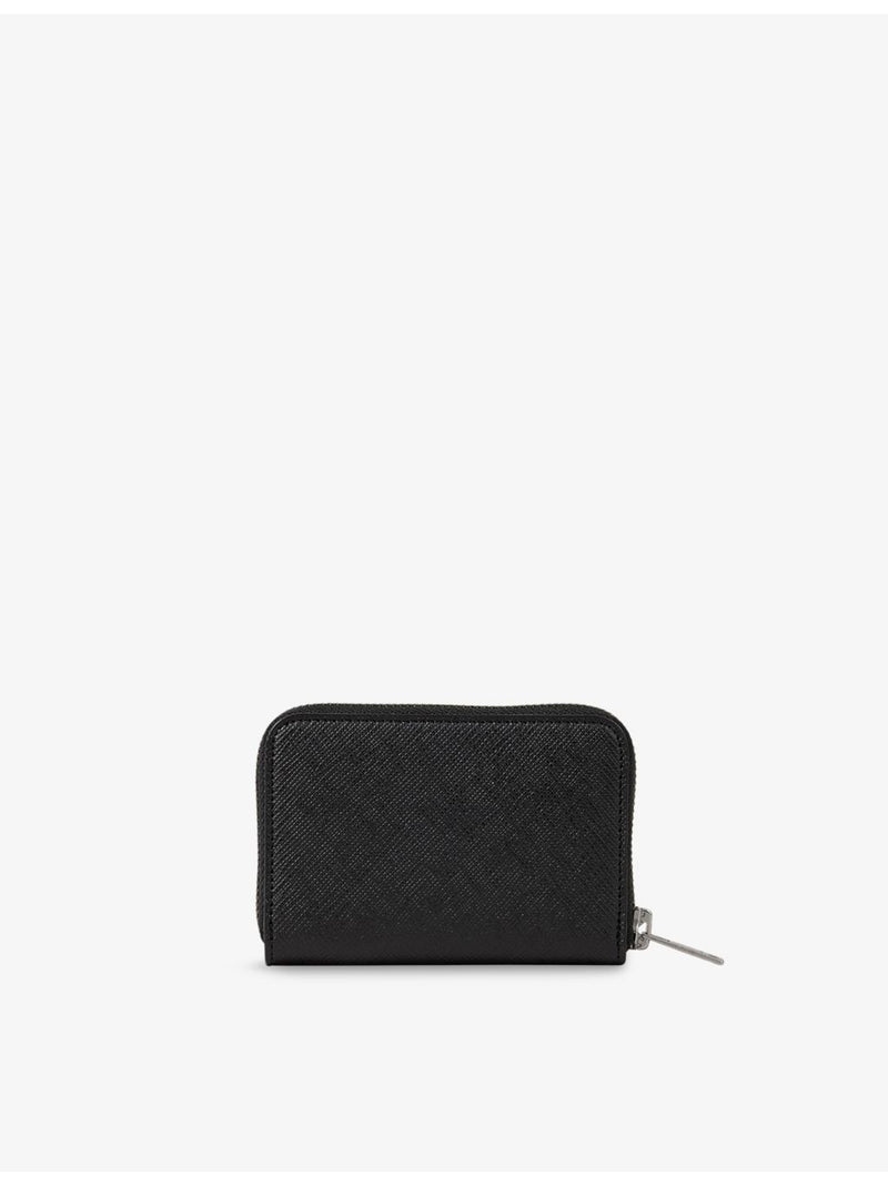 Sandro Zippd Cord leather wallet compact 8cm - British product