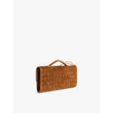 Bottega Veneta suede clutch bag intrecciato 31cm - British product