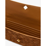Bottega Veneta suede clutch bag intrecciato 31cm - British product