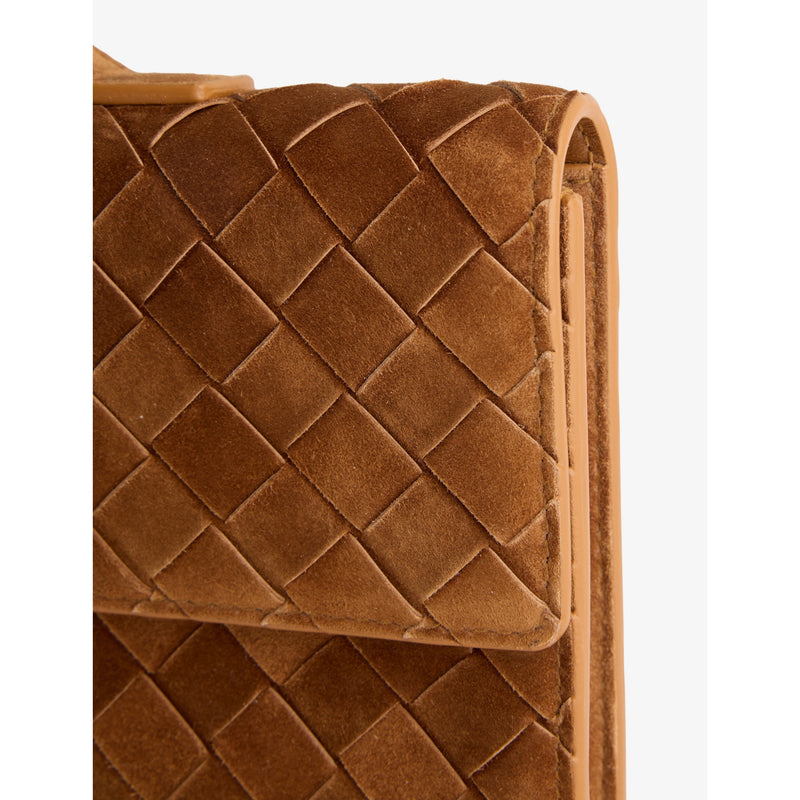 Bottega Veneta suede clutch bag intrecciato 31cm - British product