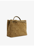 Bottega Veneta Andiamo medium suede tote bag (British brand)