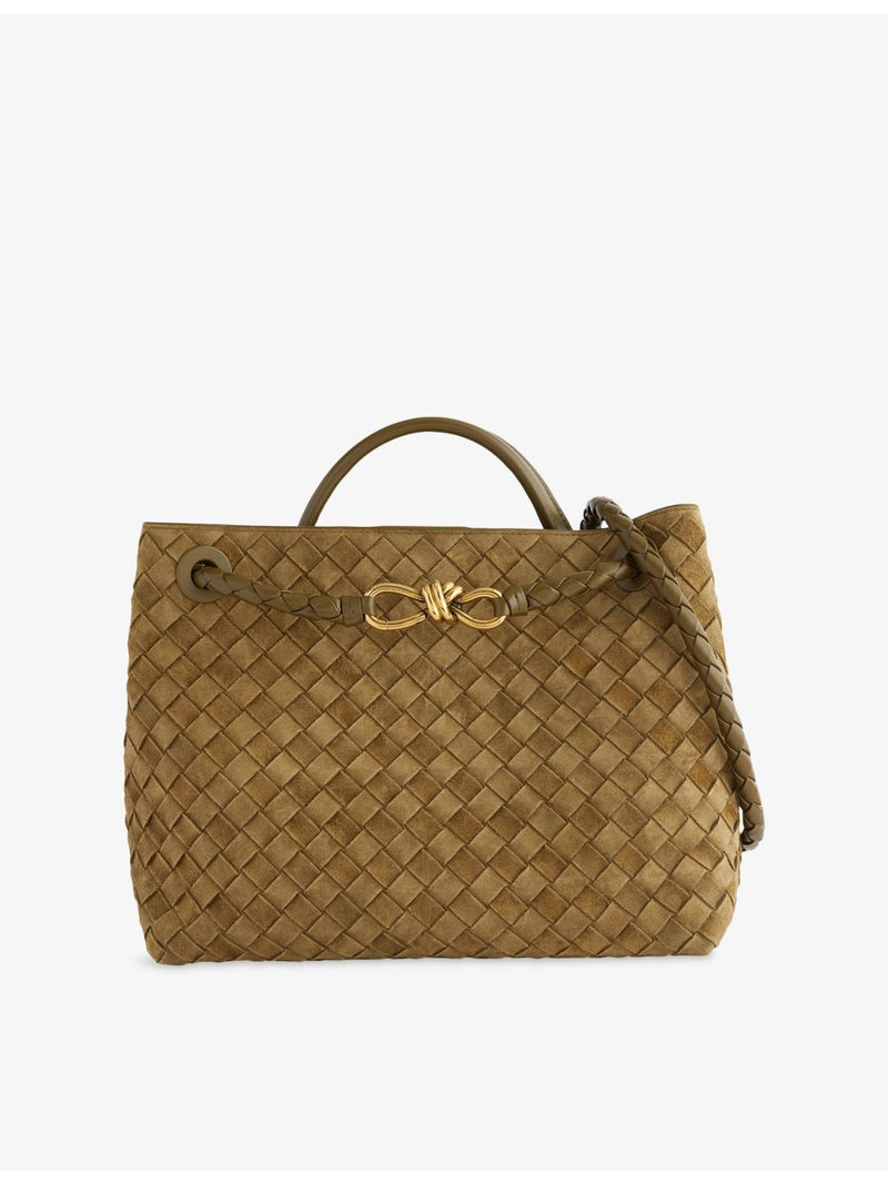 Bottega Veneta Andiamo medium suede tote bag (British brand)