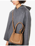 Bottega Veneta Parachute mini leather shoulder bag, imported from the UK