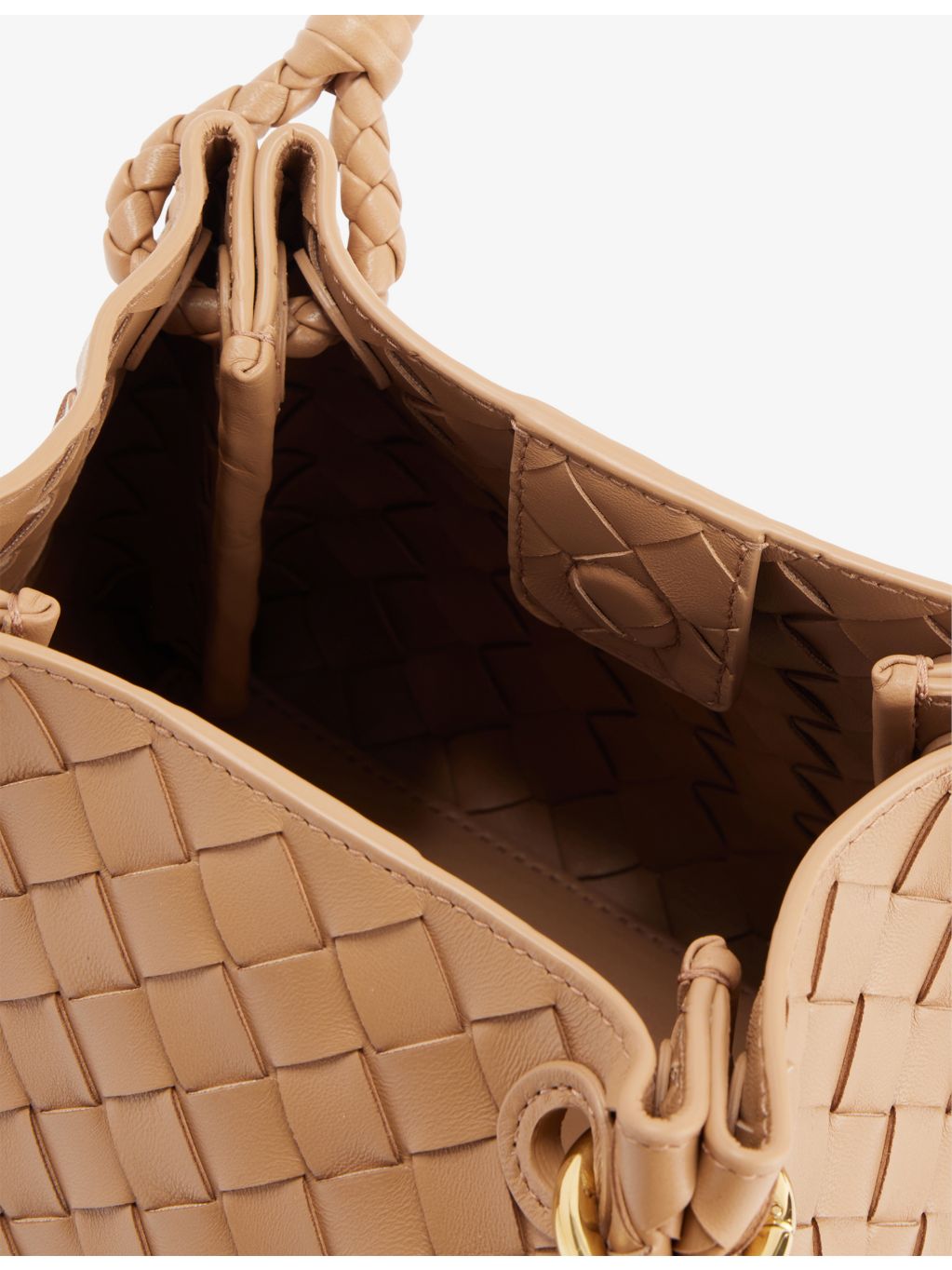 Bottega Veneta Parachute mini leather shoulder bag, imported from the UK