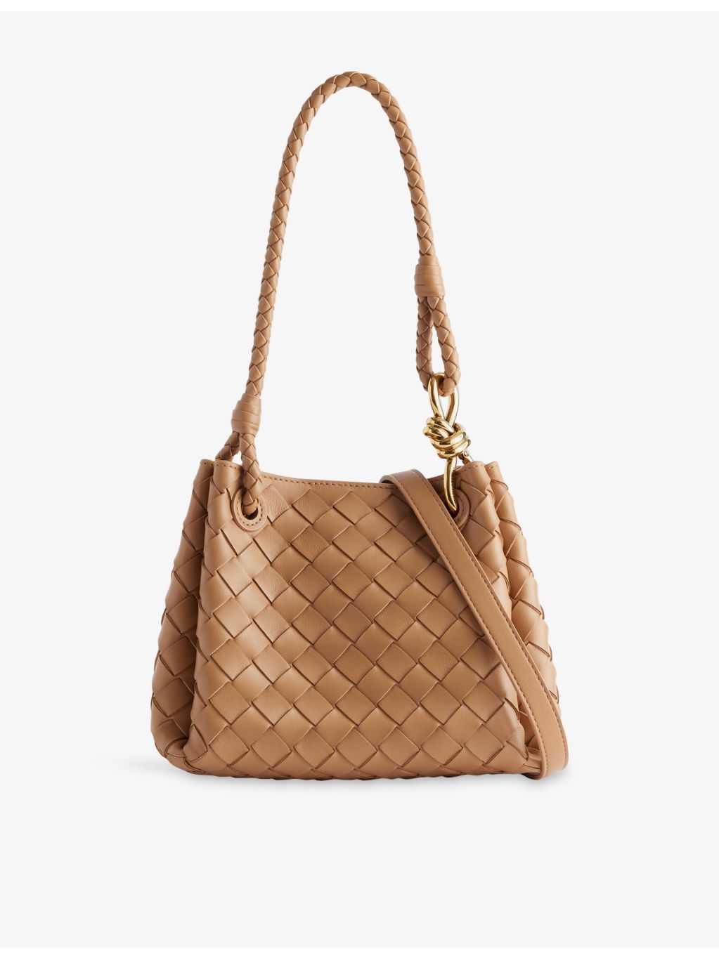 Bottega Veneta Parachute mini leather shoulder bag, imported from the UK