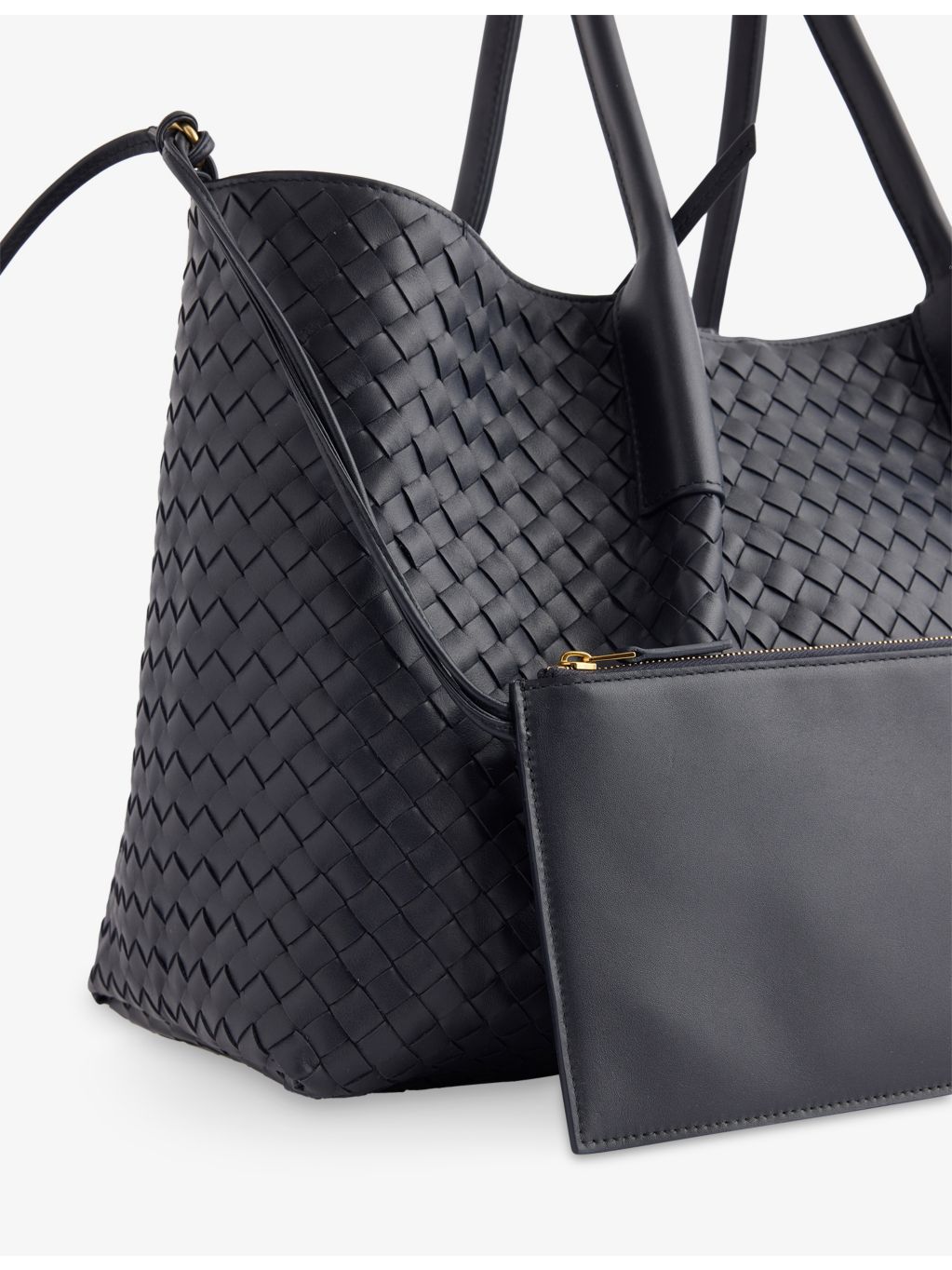 Bottega Veneta Pinacoteca leather tote bag large (British brand)