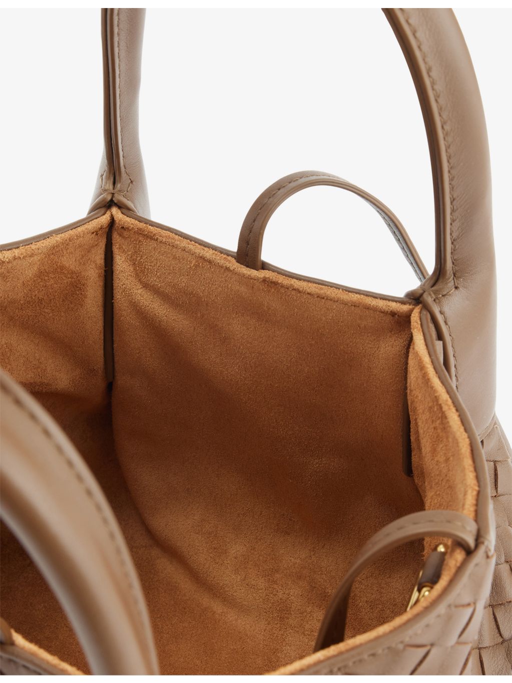 Bottega Veneta small leather intrecciato tote bag, imported from the UK