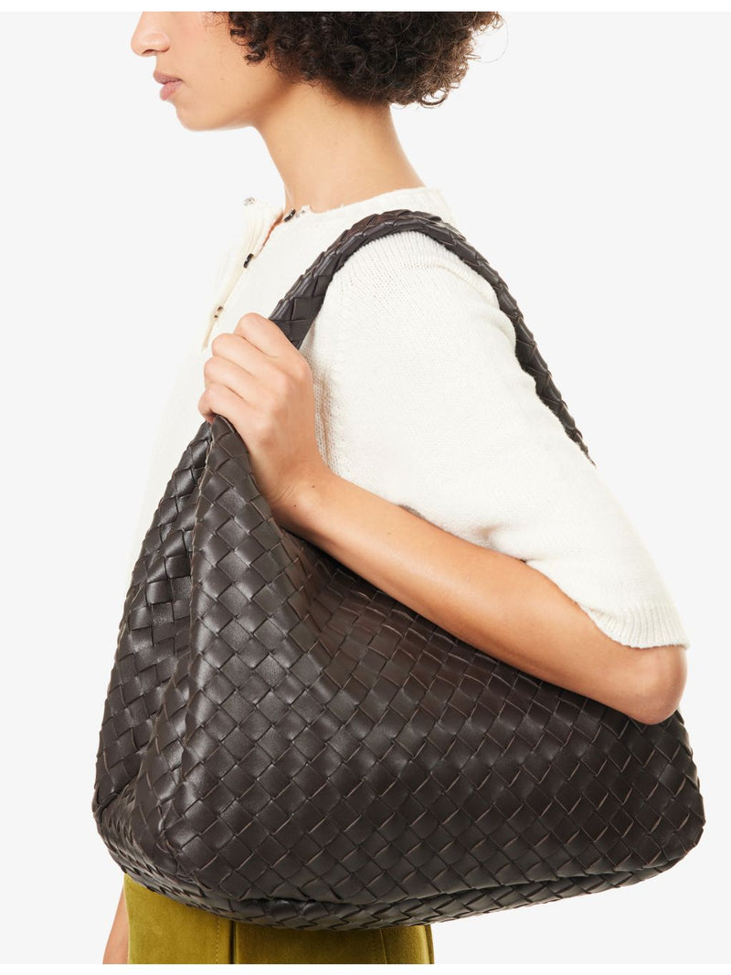 Bottega Veneta Campana large leather shoulder bag, imported from the UK