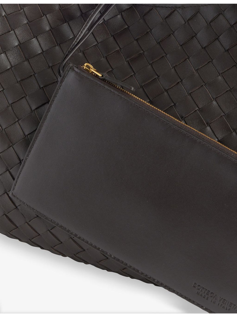 Bottega Veneta Campana large leather shoulder bag, imported from the UK