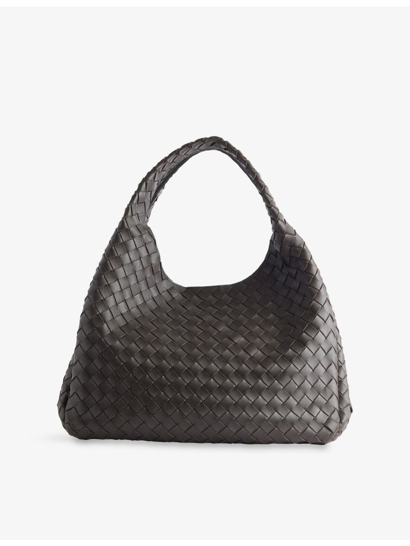 Bottega Veneta Campana large leather shoulder bag, imported from the UK