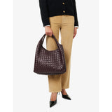 Bottega Veneta Intrecciato large shoulder bag in lamb leather - British product