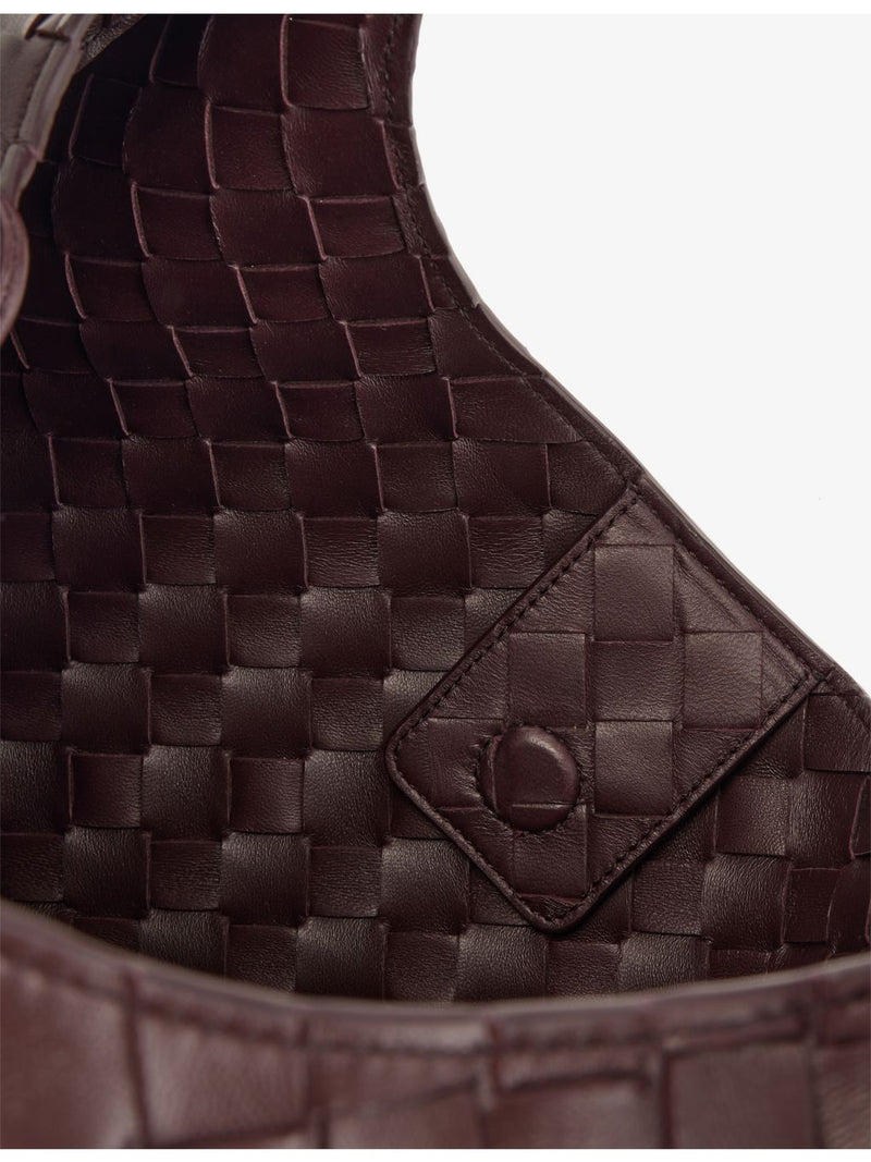 Bottega Veneta Intrecciato large shoulder bag in lamb leather - British product