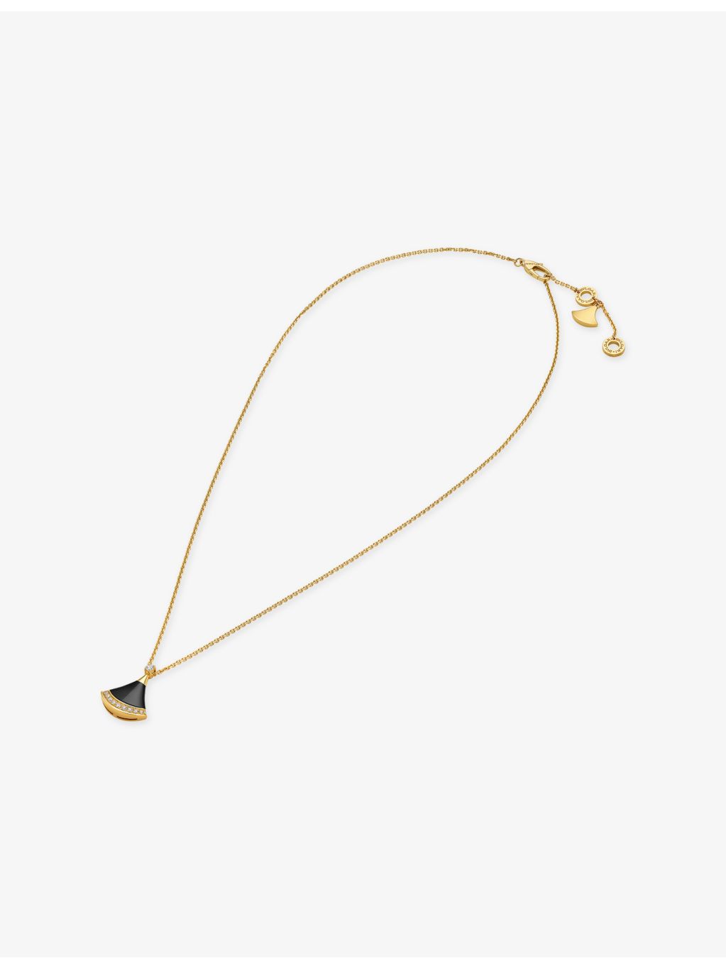Bvlgari Divas' Dream necklace, 18ct gold, black onyx and diamond (British brand)