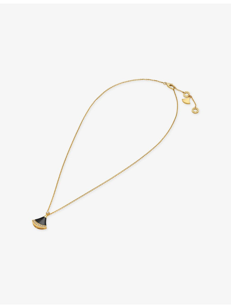 Bvlgari Divas' Dream necklace, 18ct gold, black onyx and diamond (British brand)