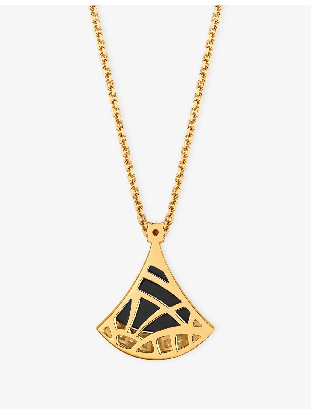 Bvlgari Divas' Dream necklace, 18ct gold, black onyx and diamond (British brand)