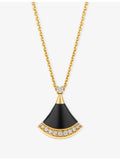 Bvlgari Divas' Dream necklace, 18ct gold, black onyx and diamond (British brand)