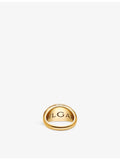 Bvlgari blue topaz and diamond ring 18ct gold - British product