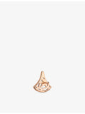 Bvlgari Divas' Dream rose-gold stud earring, mother-of-pearl pavé diamonds, UK version