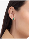 Bvlgari Divas Dream rose gold malachite diamond stud earring, UK version