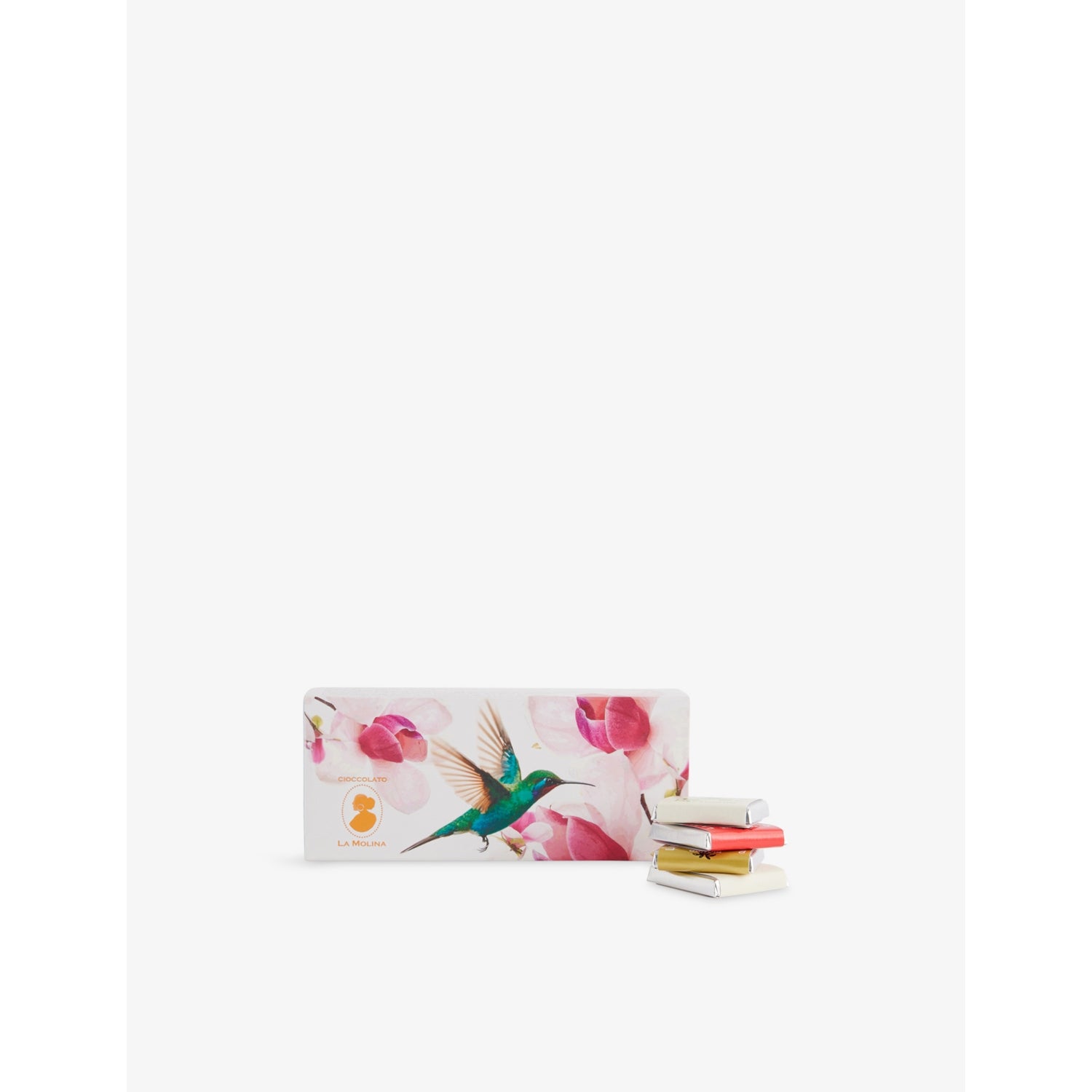 La Molina assorted chocolate squares 90g, imported from the UK