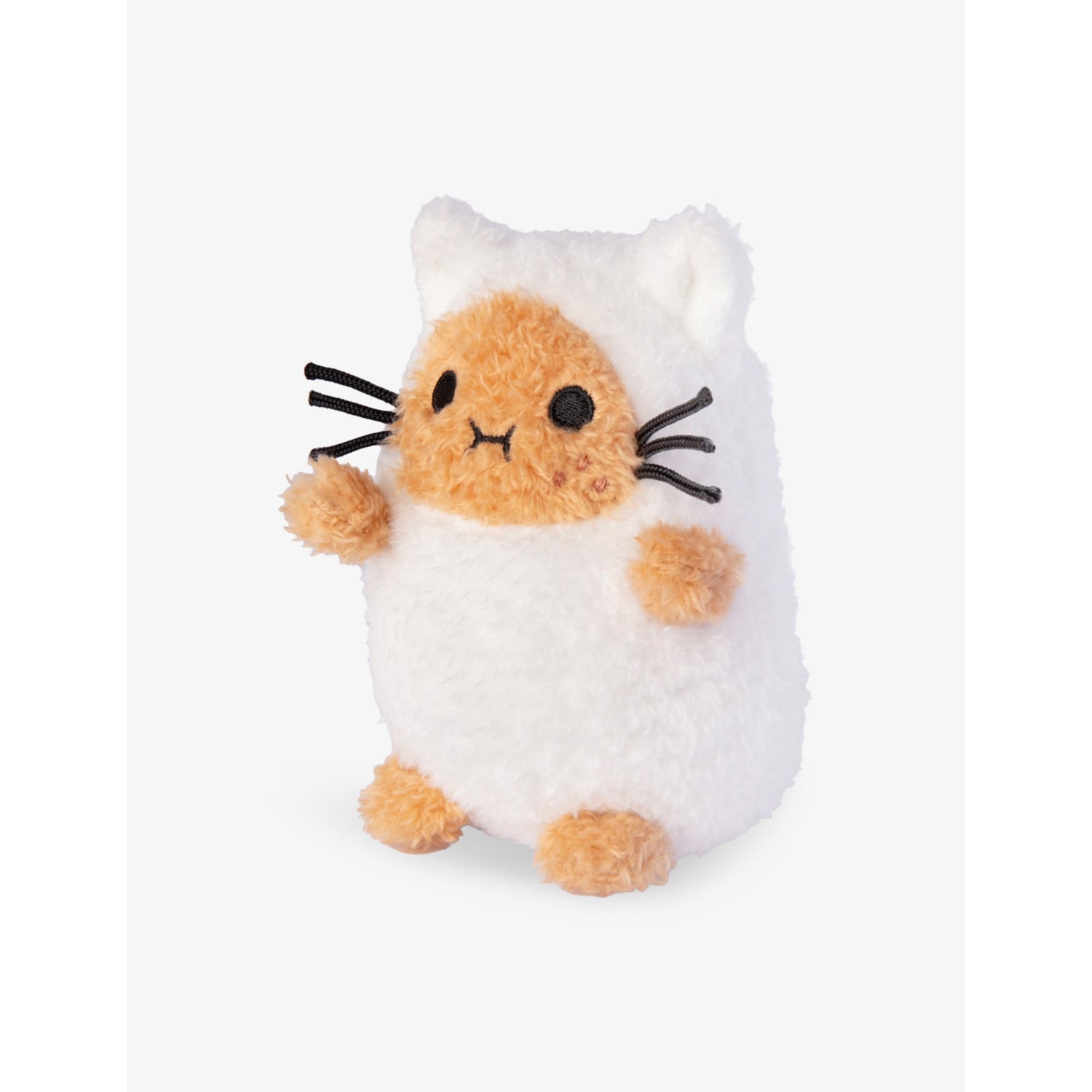 Noodoll soft toy White Kitty Ricespud 13cm, imported from the UK