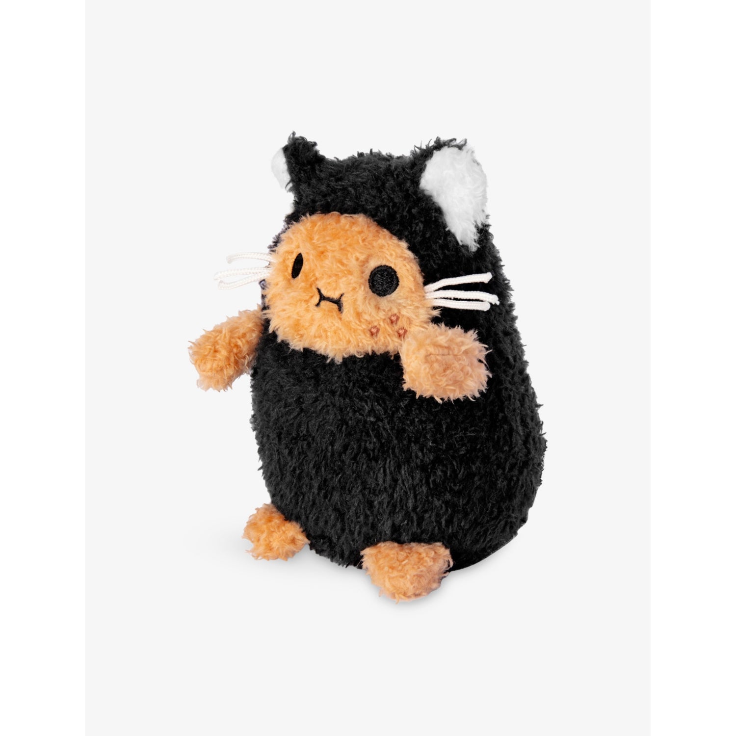Noodoll Ricespud Black Kitty mini sitting soft toy 13cm, UK version