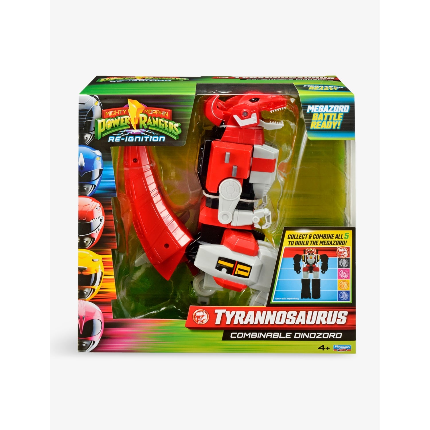 Mighty Morphin Power Rangers Tyrannosaurus Dinozord action figure 26.7cm - British product