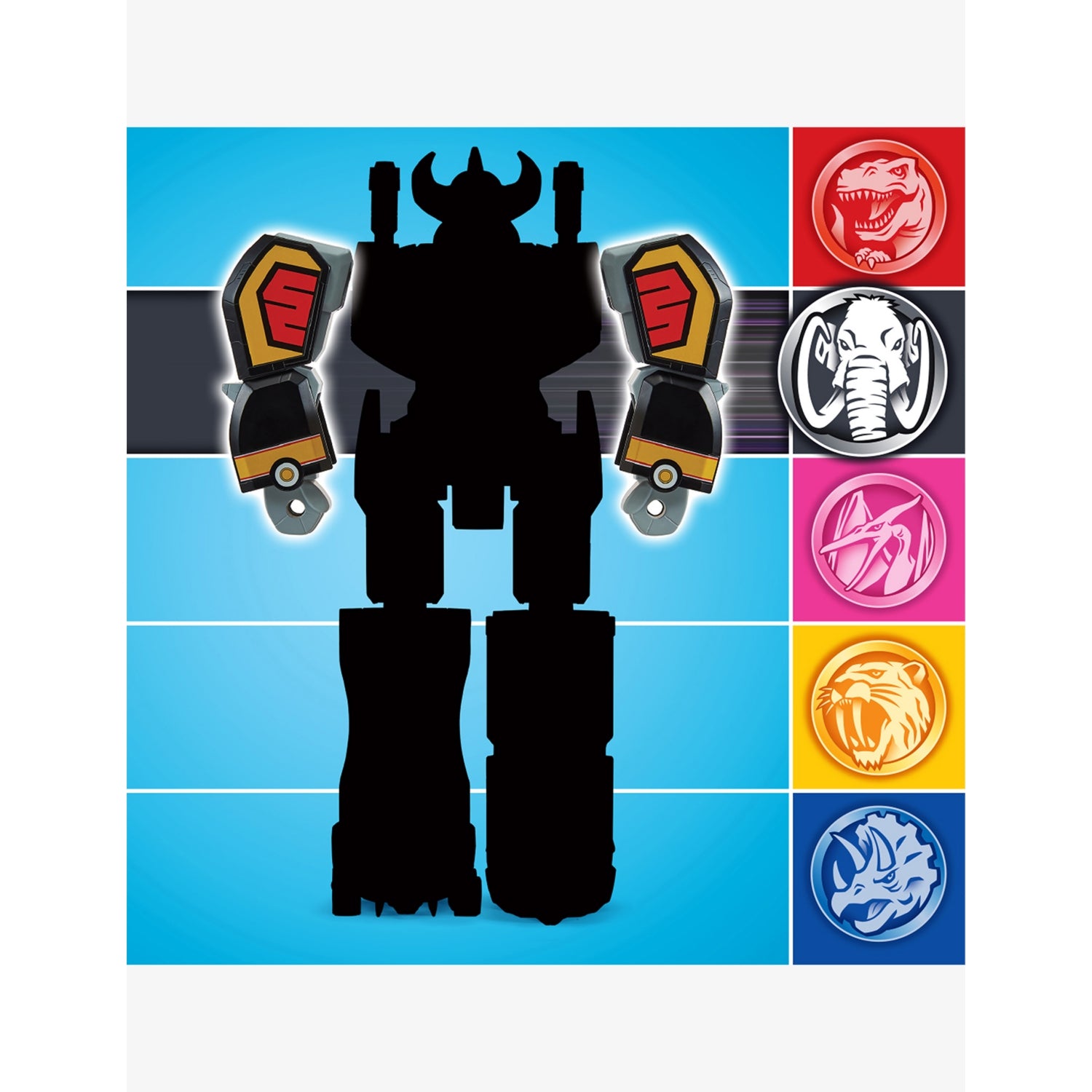 Power Rangers Mastodon Dinozord action figure 12.5cm (British brand)