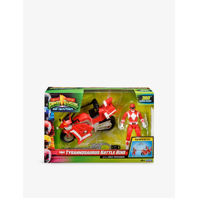 selfridges Mighty Morphin Power Rangers Re-Ignition Tyrannosaurus Battle Bike with Red Ranger Action Figure- Buy online at McGrocer